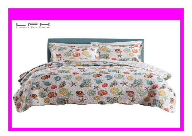 Best Seller Lfh Super Soft Coral Ocean Bedding Set Seashells Beach T