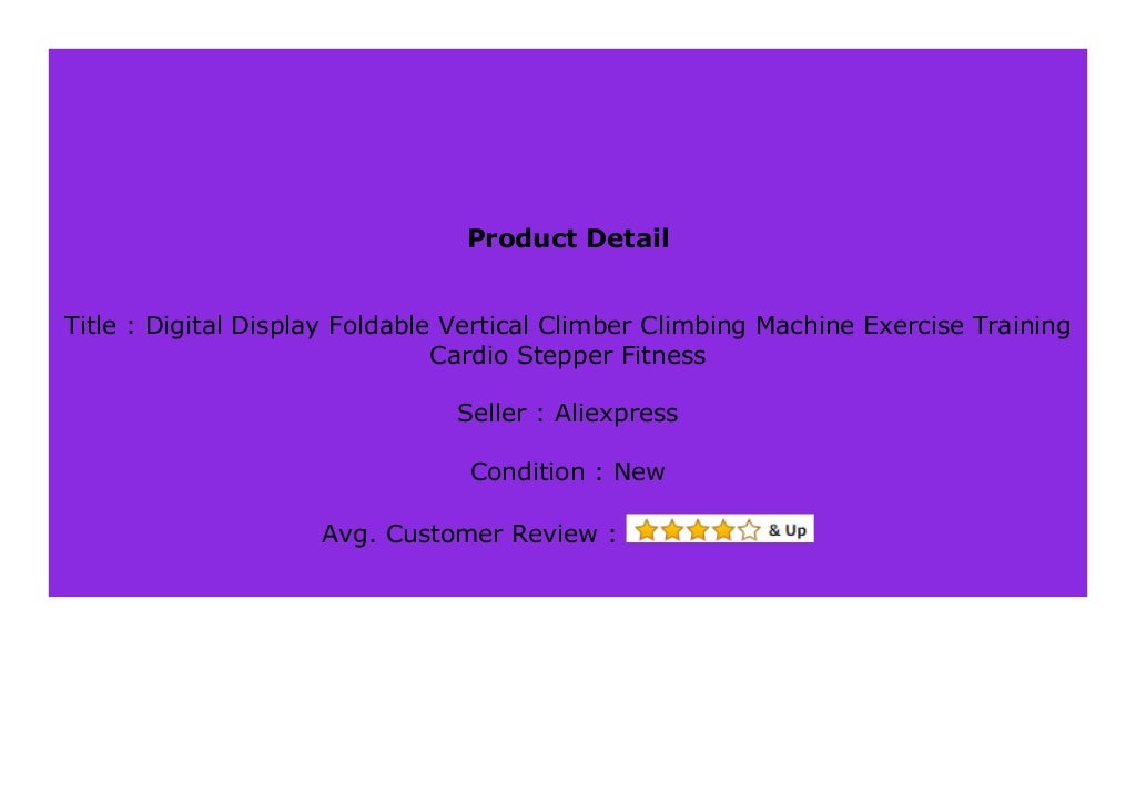 DISCOUNT Digital Display Foldable Vertical Climber Climbing Machine