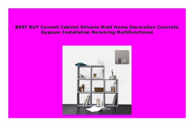 Big Sale Cement Cabinet Silicone Mold Home Decoration Concrete Gypsu