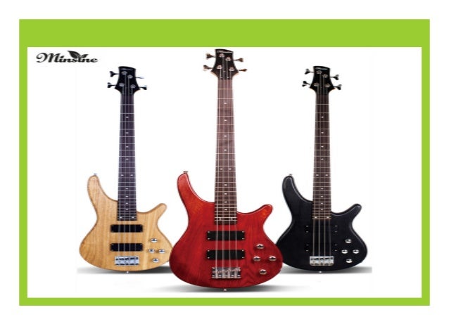 Discount Minsine Elm Electric Bass Guitar 4 Strings Active Pickups M