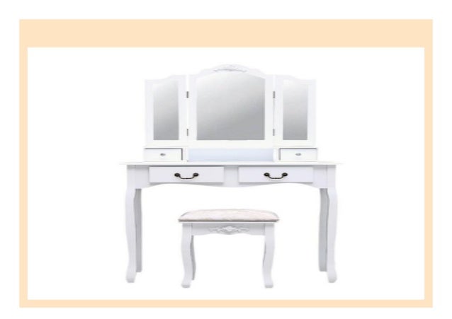 Sell Tri Folding Mirror 4 Drawers Furniture Dressing Table Makeup De