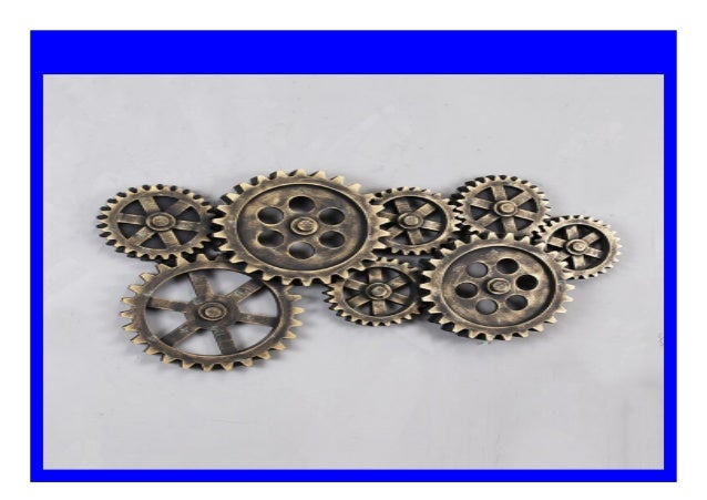Big Sale Retro Industrial Wind Large Size Gear Bar Cafe Wall Decorat