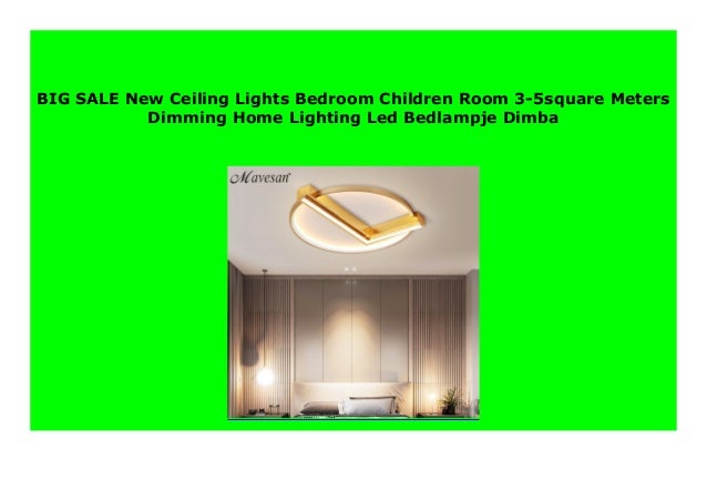 Discount New Ceiling Lights Bedroom Children Room 3 5square Meters D