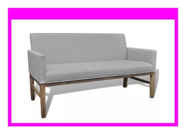 Big Discount Vidaxl European Style Simple Fabric Sofa Bench With Uph