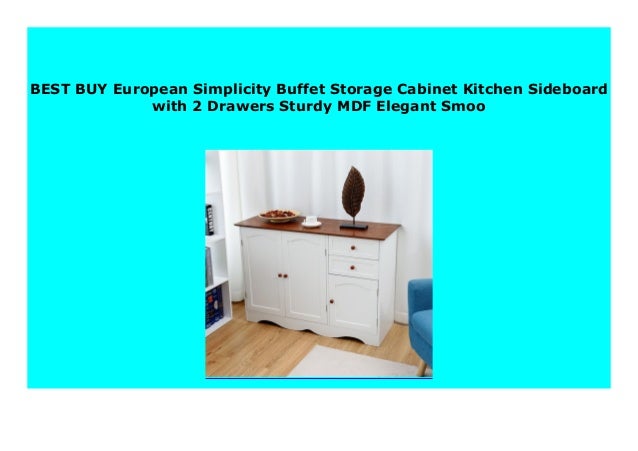 Hot Sale European Simplicity Buffet Storage Cabinet Kitchen Sideboar