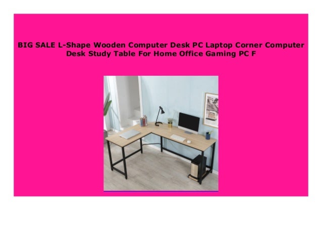 Sell L Shape Wooden Computer Desk Pc Laptop Corner Computer Desk Stu