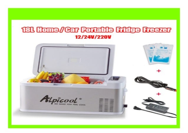 New 18l 58x33x29cm 220v 12 24v Portable Mini Fridge Home Car Refri