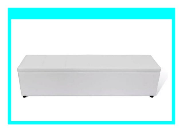 Hot Sale Vidaxl Multifunctional White Padded Upholstered Bench With