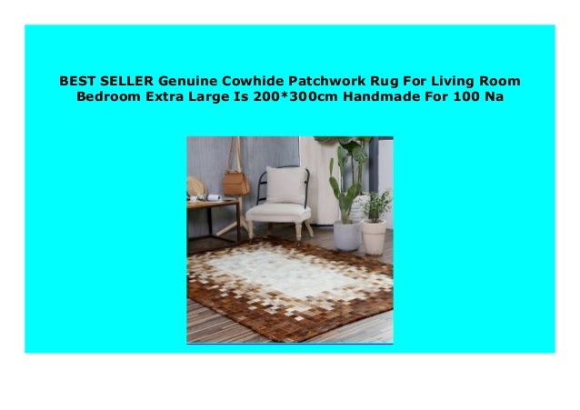 Sell Genuine Cowhide Patchwork Rug For Living Room Bedroom Extra Lar