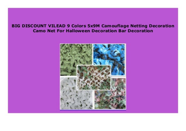 Best Price Vilead 9 Colors 5x9m Camouflage Netting