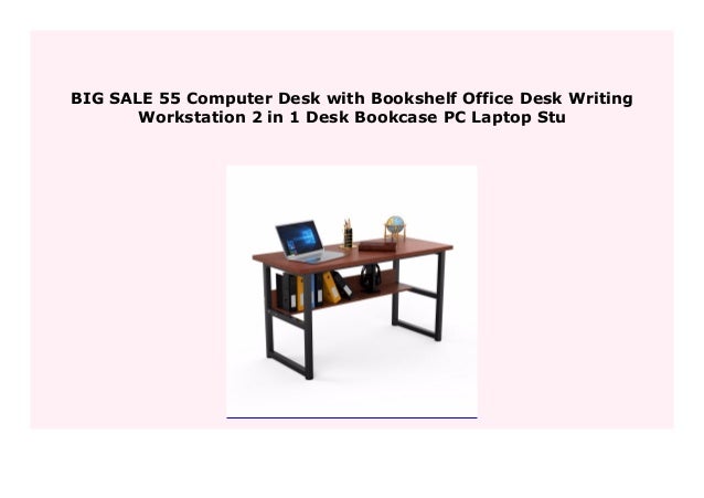 Best Seller 55 Computer Desk With Bookshelf Office Desk Writing Wor