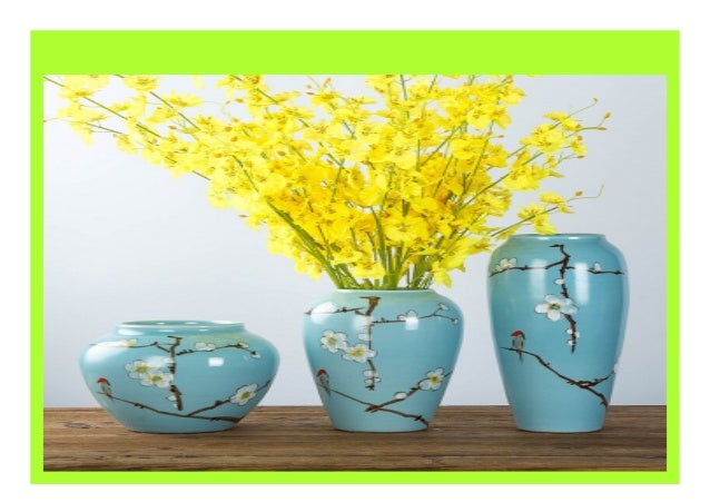 Sell 3pcs Set Home Furnishing Jewelry Ornaments Ceramic Vase Flower