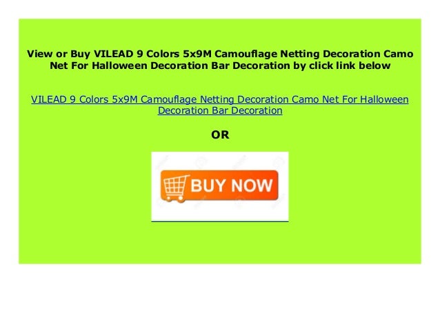 Big Sale Vilead 9 Colors 5x9m Camouflage Netting Decoration Camo Net