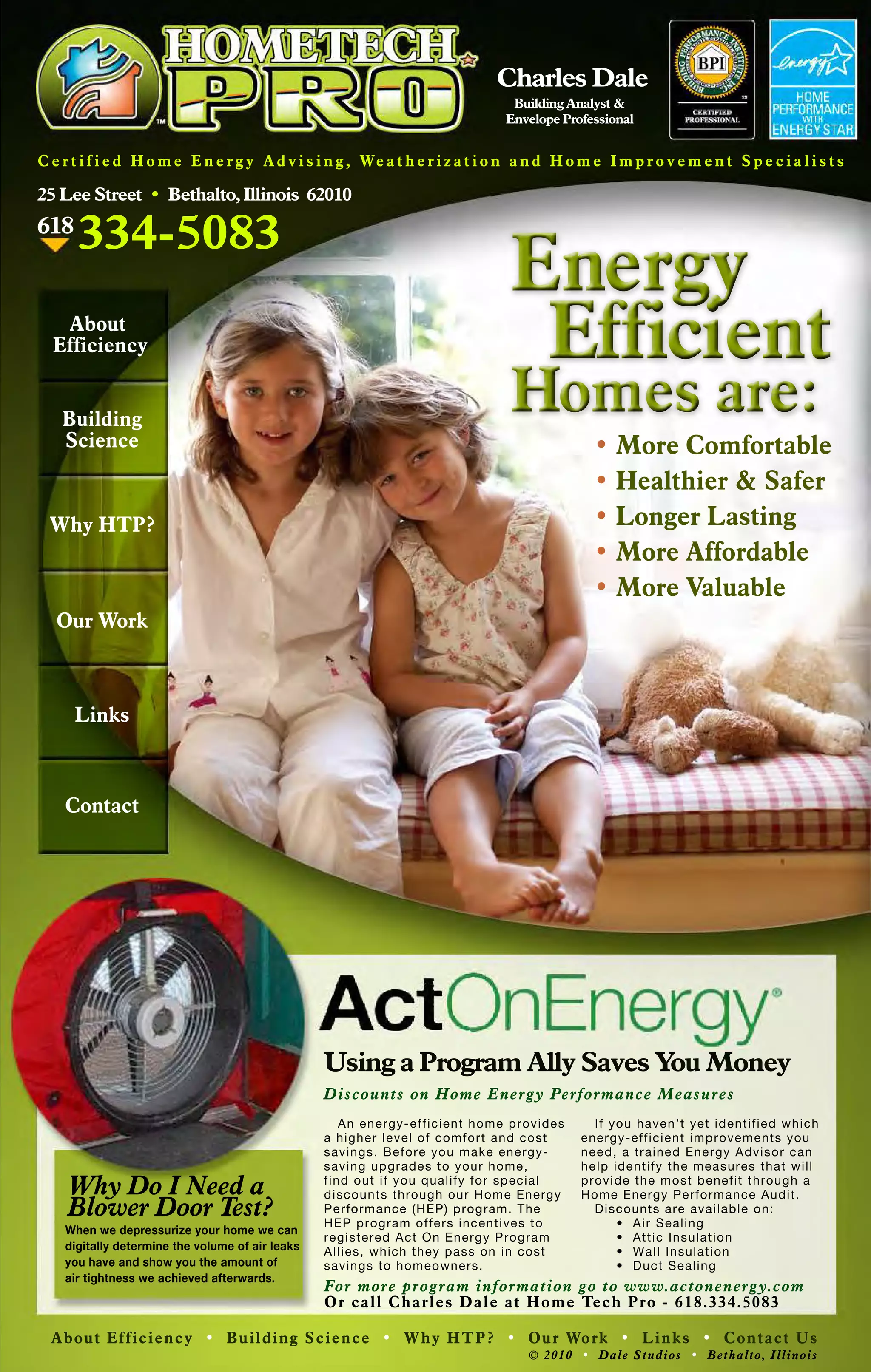 When we depressurize your home we can
digitally determine the volume of air leaks
you have and show you the amount of
air tightness we achieved afterwards.
 