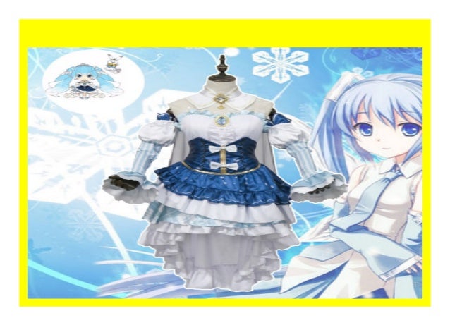New 19 New Beautiful Vocaloid Hatsune Miku Cosplay Costume Ice And New 19 New Beautiful Vocaloid Hatsune Miku Cosplay Costume Ice And