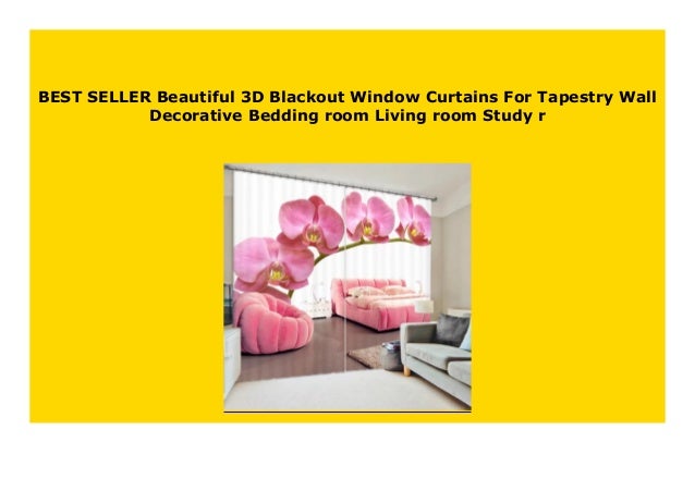 Hot Sale Beautiful 3d Blackout Window Curtains For Tapestry Wall Dec