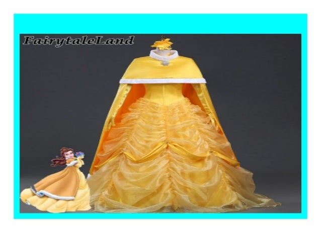 Sell New Arrival Princess Belle Dress With Cloak Movie Beauty And Th
