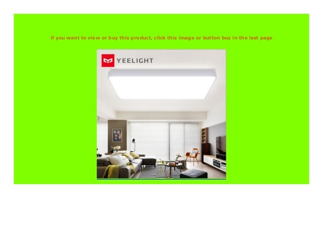 yeelight smart square led ceiling light