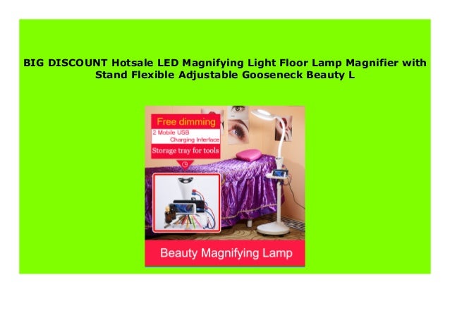 Sell Hotsale Led Magnifying Light Floor Lamp Magnifier With Stand Fl