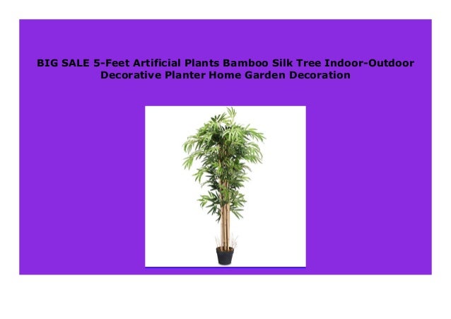 Best Price 5 Feet Artificial Plants Bamboo Silk Tree Indoor