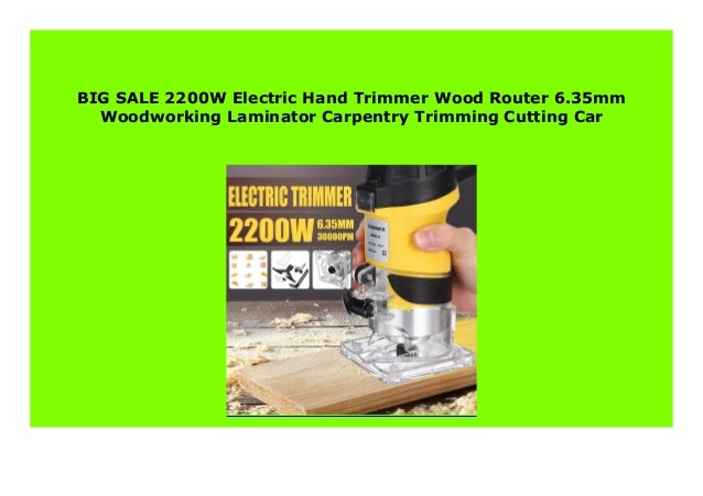electric hand trimmer