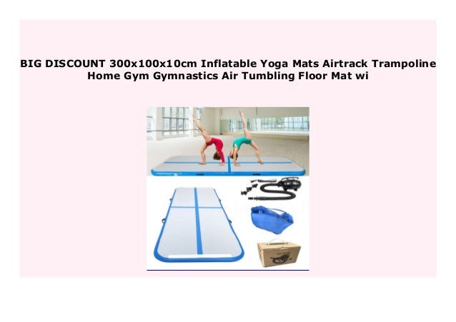 Discount 300x100x10cm Inflatable Yoga Mats Airtrack Trampoline Home