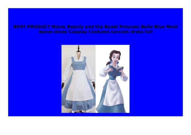 Costumes Reenactment Theatre Princess Belle Maid Blue Dress Halloween Cosplay Costume Beauty And The Beast Clothing Shoes Accessories Misbits Ro