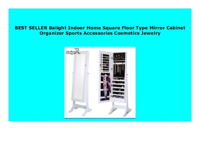 Big Sale Balight Indoor Home Square Floor Type Mirror Cabinet Organi