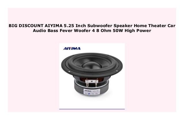 5 inch subwoofer home theater