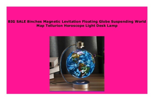 magnetic floating desk lamp