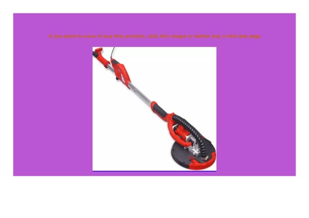 Big Sale VidaXL750 W Red Drywall Sander With 6 Sandpaper ...