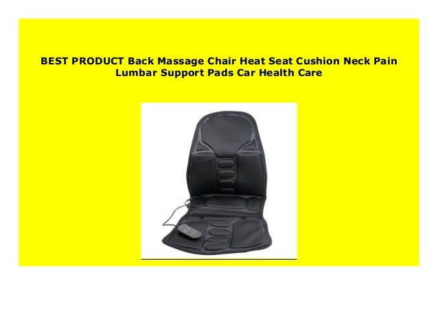 Big Discount Back Massage Chair Heat Seat Cushion Neck Pain Lumbar S
