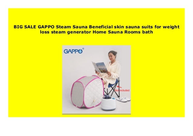 Big Sale Gappo Steam Sauna Beneficial Skin Sauna Suits For
