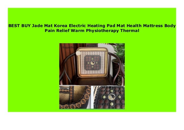 New Jade Mat Korea Electric Heating Pad Mat Health Mattress Body Pai