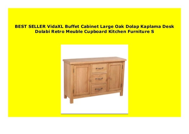 Discount Vidaxl Buffet Cabinet Large Oak Dolap Kaplama Desk Dolabi R