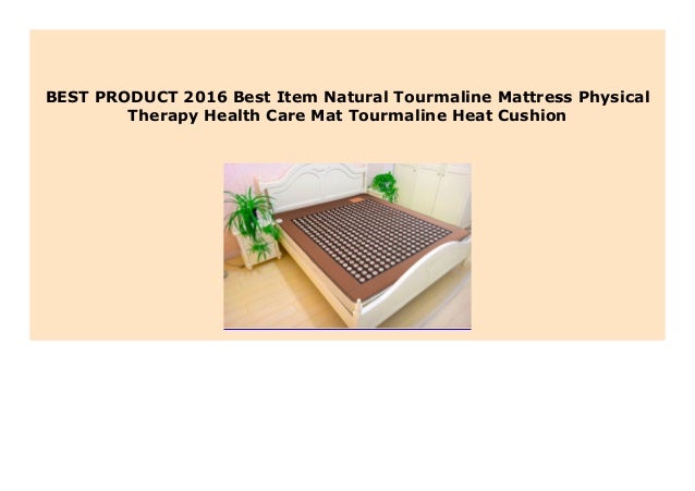 Best Price 2016 Best Item Natural Tourmaline Mattress Physical Thera