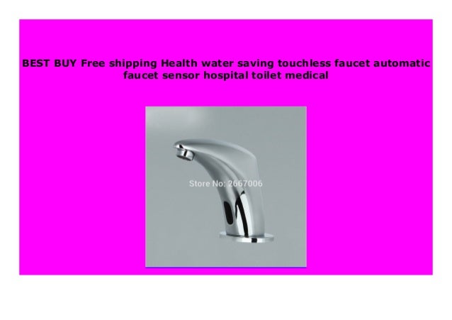 Best Price Free Shipping Health Water Saving Touchless Faucet Automa