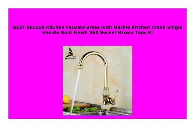 Sell Kitchen Faucets Brass With Marble Kitchen Crane Single Handle G
