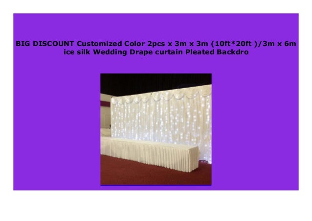 Big Sale Customized Color 2pcs X 3m X 3m 10ft 20ft 3m X 6m Ice Si