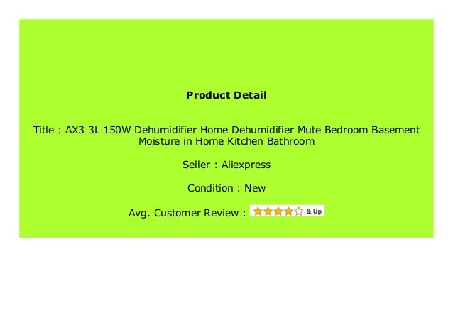 Big Discount Ax3 3l 150w Dehumidifier Home Dehumidifier Mute
