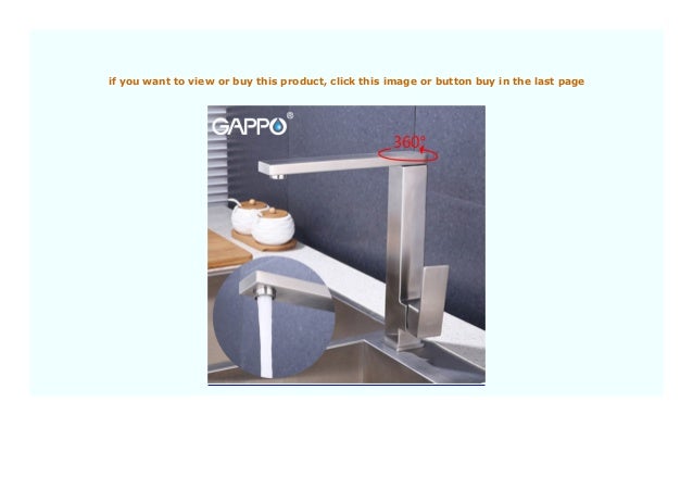 Big Sale Gappo Kitchen Faucets Rotatable Kitchen Drinking Water Fauc