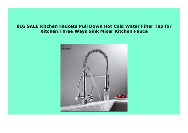 Best Price Kitchen Faucets Pull Down Hot Cold Water Filter Tap For K