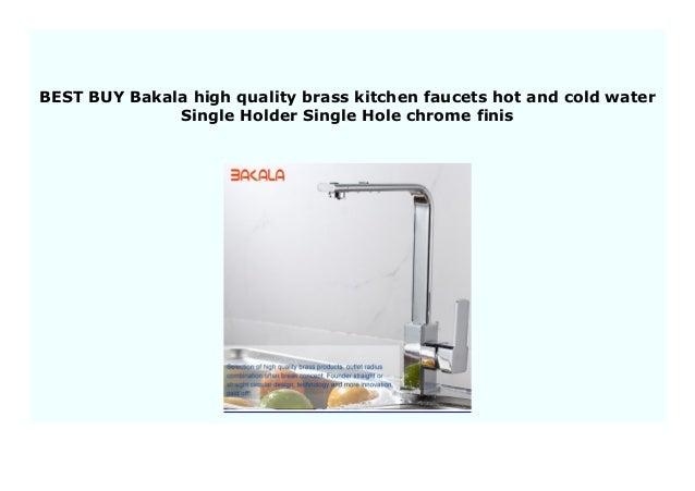 New Bakala High Quality Brass Kitchen Faucets Hot And Cold Water Sin