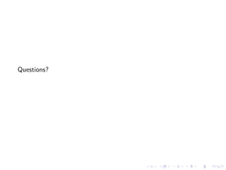 Questions?
 