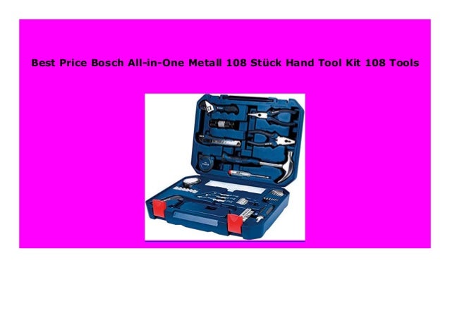 Best Seller Bosch All In One Metall 108 St Ck Hand Tool Kit 108