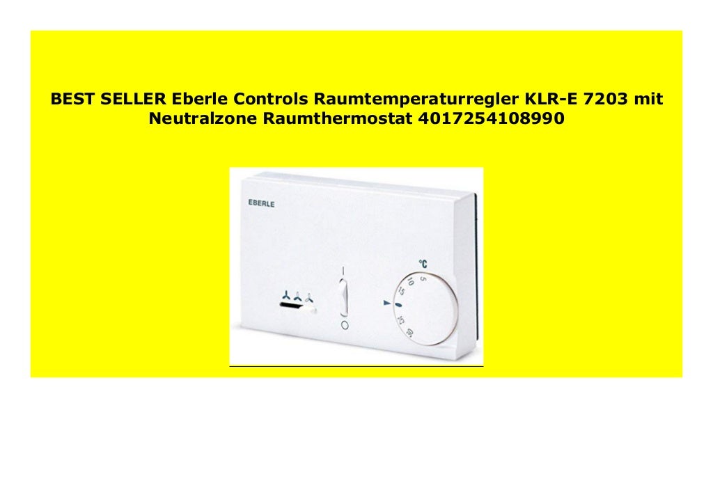 Big Discount Eberle Controls Raumtemperaturregler KLRE 7203 mit Neut…