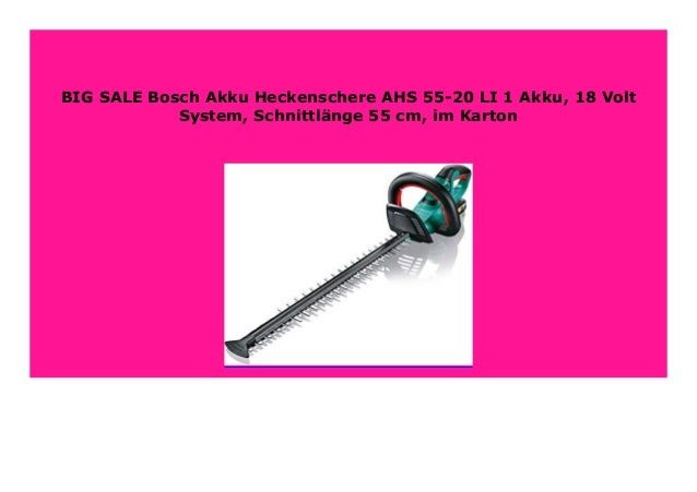Details About Sale Bosch Ahs 55 20 Li Cordless Trimmer 0600849g70 3165140830416 D2