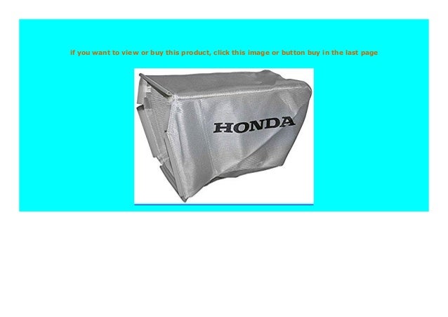 Sell Honda 813 Vh7 000 Rasenm Her Gras Tasche 463