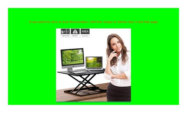 Sell 1home Steh Sitz H Amp Ouml Henverstellbarer Schreibtisch Konvert