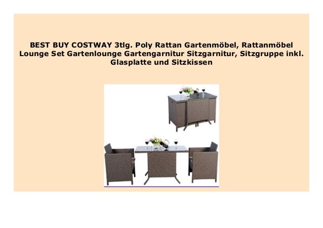 Gartengarnitur Rattan